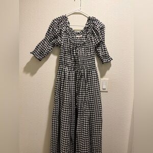 NWT Doen Ischia Gingham Dress
